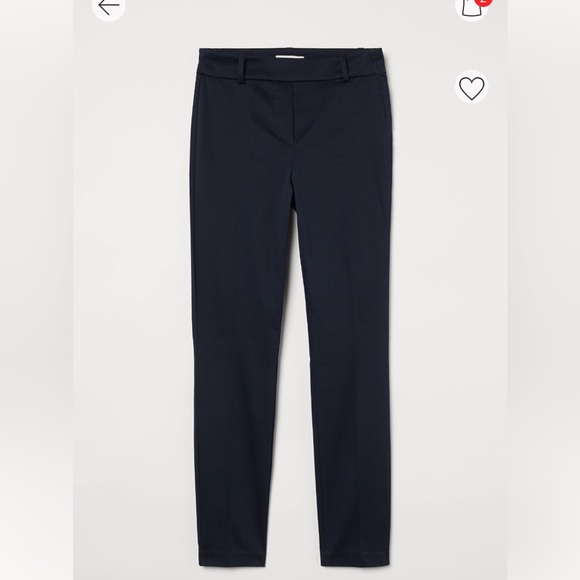 H&M Pants - H&M creased pants navy blue